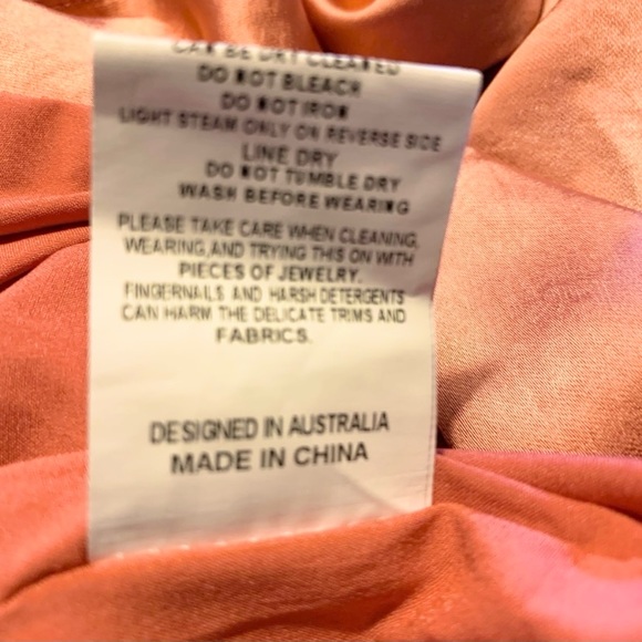 ELLIATT Coral Cassini Satiny Shiny One Shoulder Ruched Dress by Nordstrom Size L - Picture 15 of 16